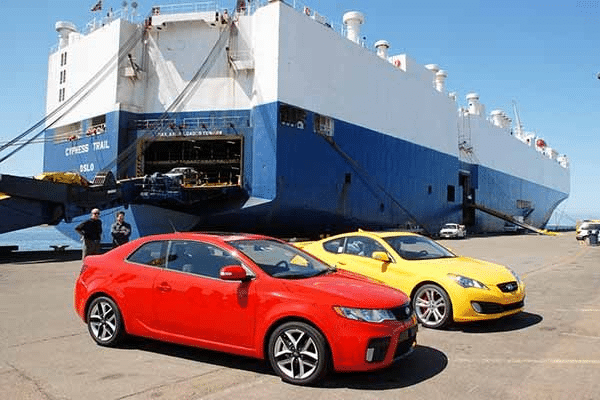 shipping vehicles to Australia